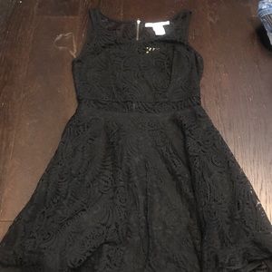Black laced dress